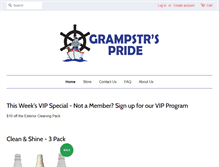 Tablet Screenshot of grampstrspride.org